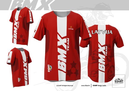 BMX Team Latvia Polo krekls 